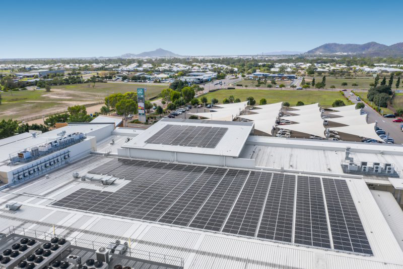 Northshore Marketplace Townsville Shopping Centre 267kW Solar Power System